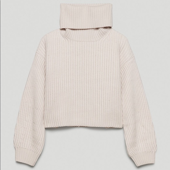 Aritzia | Relaxed wool turtleneck sweater - Picture 2 of 3